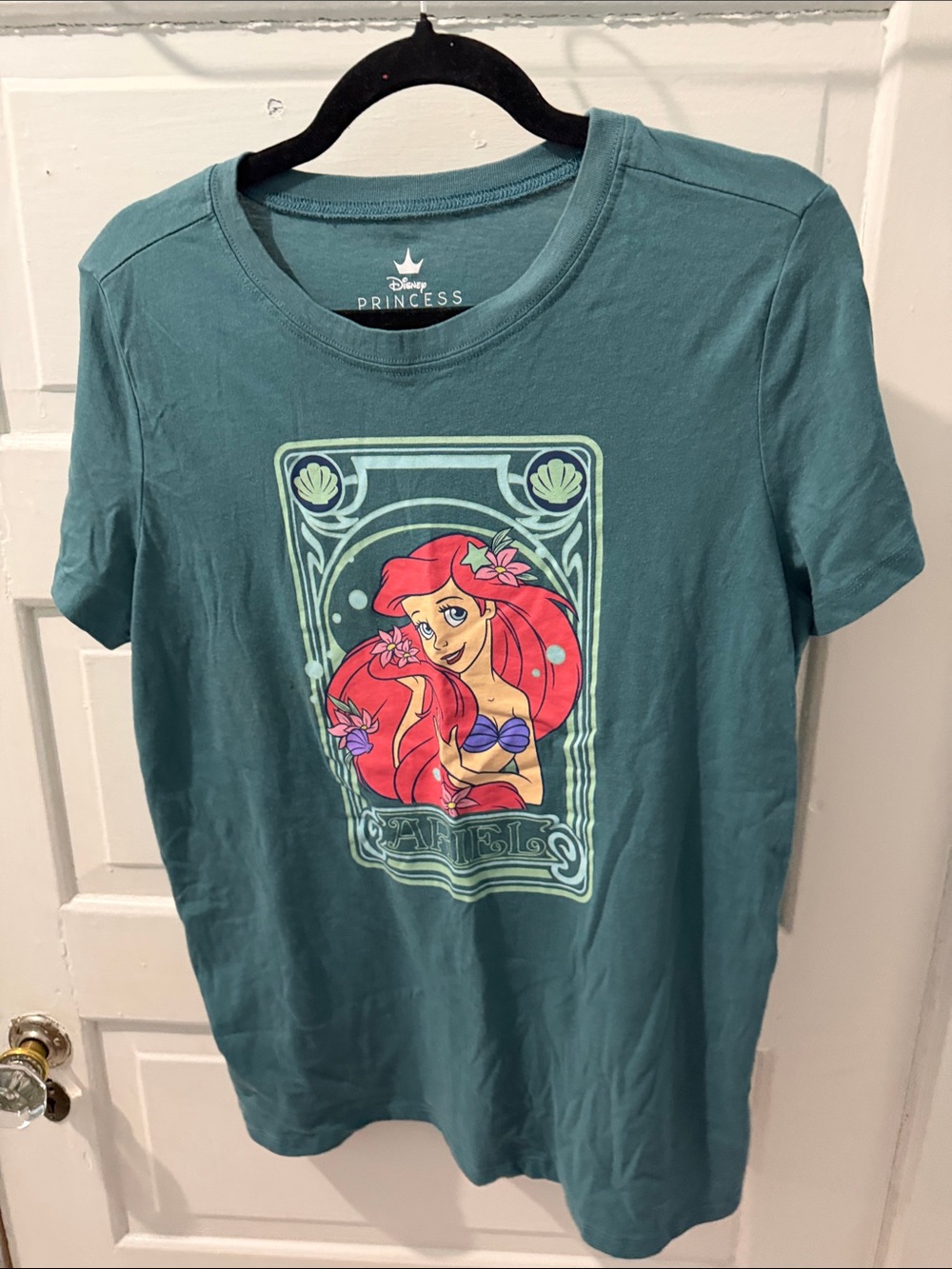 Torrid Disney Princess Ariel Tee - Teal with Red and Purple Accents